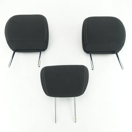 2012 2013 Kia Soul Rear Headrest Head Rest Black Cloth Set