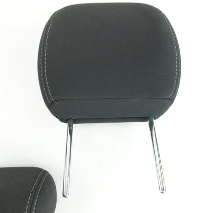 2012 2013 Kia Soul Rear Headrest Head Rest Black Cloth Set