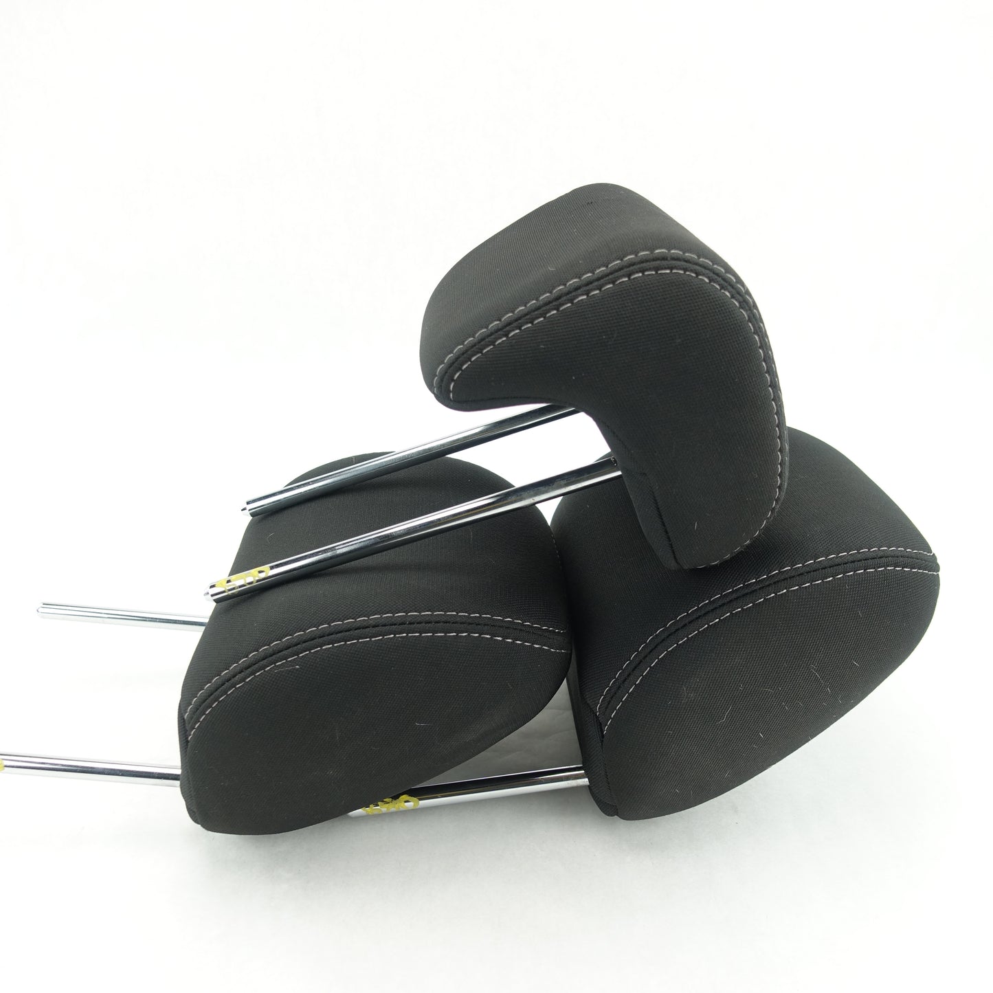2012 2013 Kia Soul Rear Headrest Head Rest Black Cloth Set