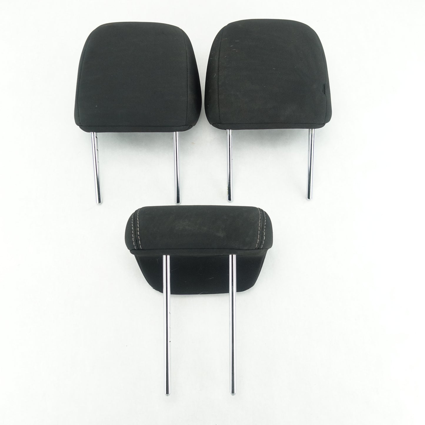 2012 2013 Kia Soul Rear Headrest Head Rest Black Cloth Set
