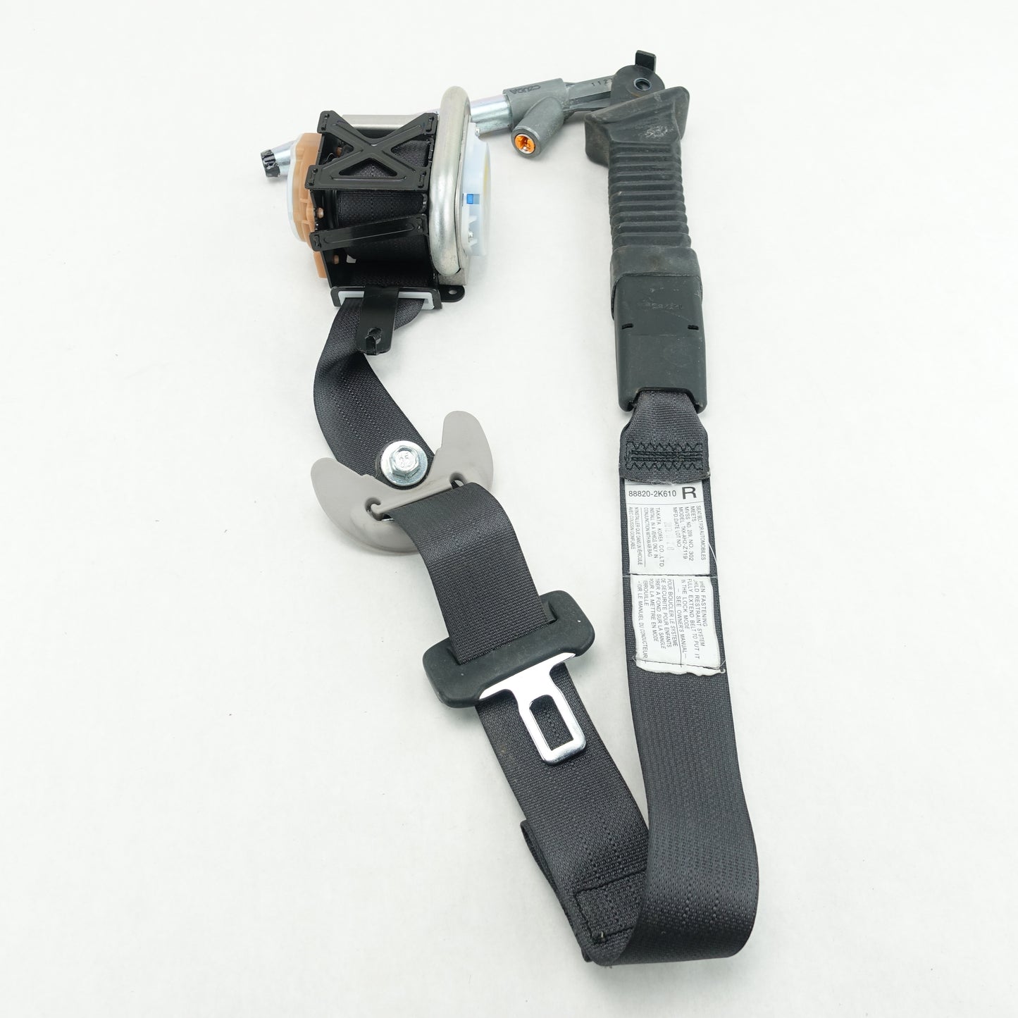2012 2013 Kia Soul Passenger Right Front Seat Belt Black