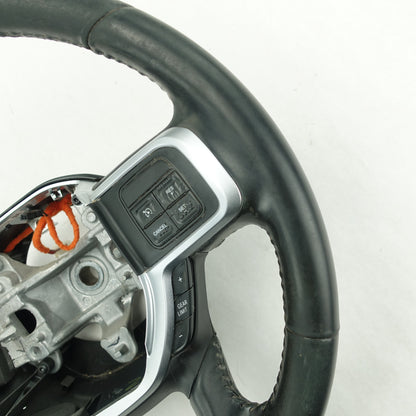 Damage 2019 2020 2021 2022 2023 Ram 2500 3500 Steering Wheel Black Leather