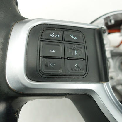 Damage 2019 2020 2021 2022 2023 Ram 2500 3500 Steering Wheel Black Leather