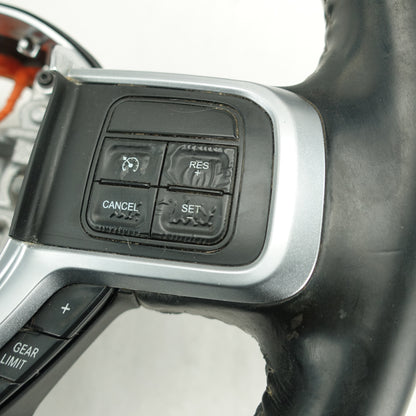 Damage 2019 2020 2021 2022 2023 Ram 2500 3500 Steering Wheel Black Leather