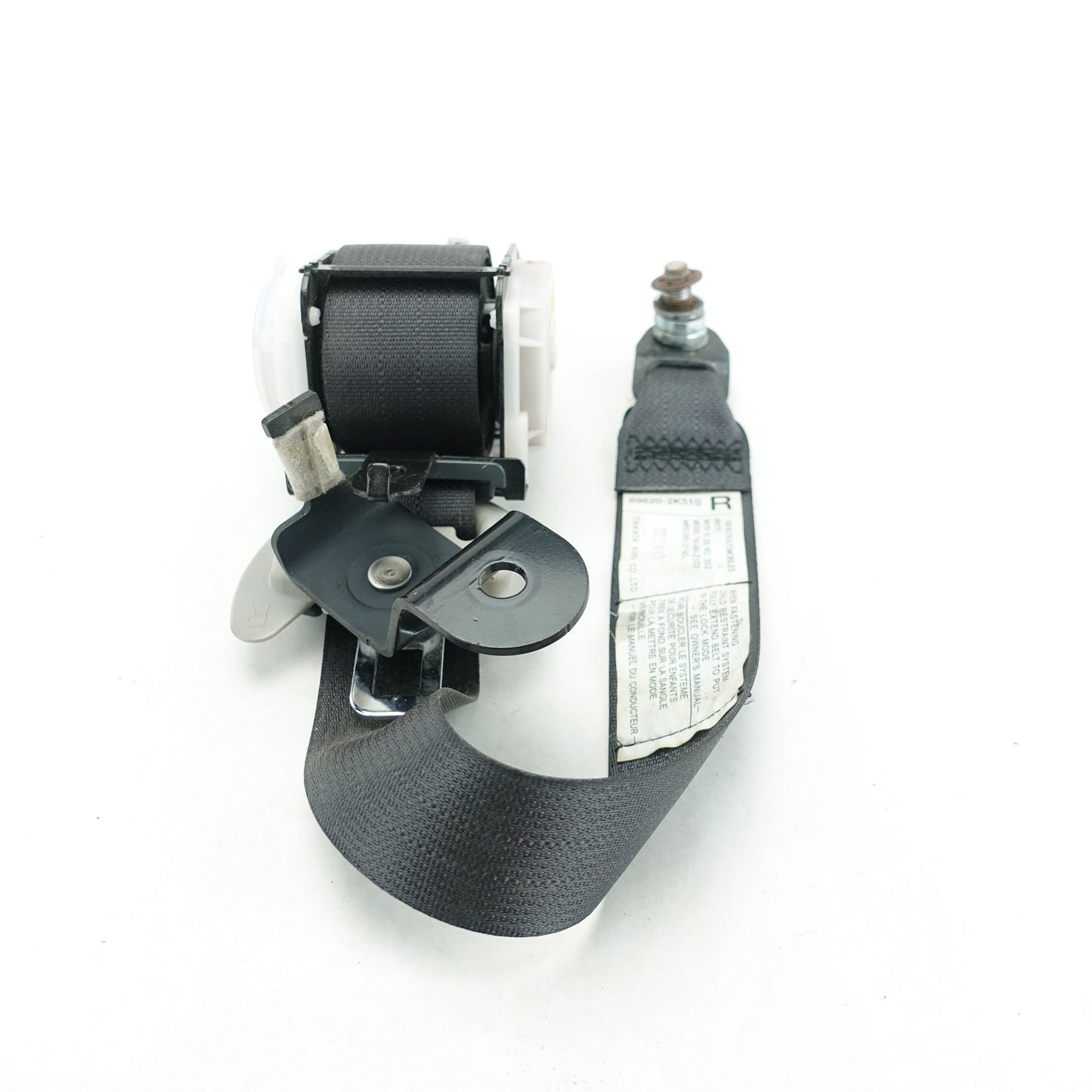 2010 2011 2012 2013 Kia Soul Right Rear Seat Belt Black