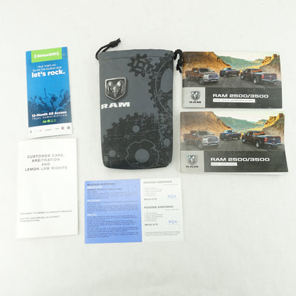 2019 Ram 2500 3500 Owners Manual User Guide Book