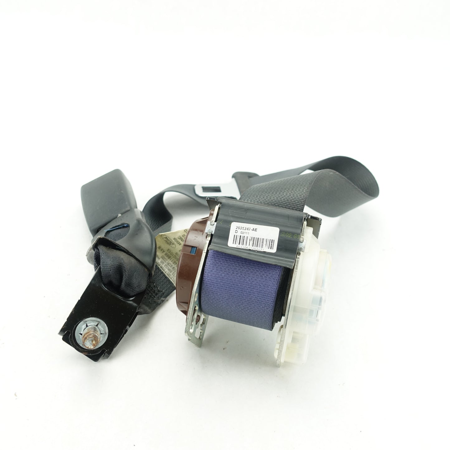 2010 2011 2012 Ford Fusion Center Rear Seat Belt Black