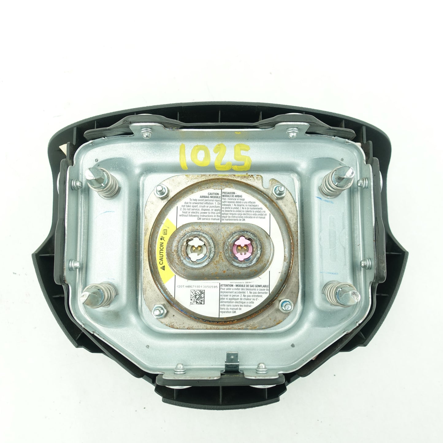 2004 2005 2006 2007 2008 2009 2010 2011 2012 GMC Canyon Driver Steering Wheel Airbag Air Bag Black Left