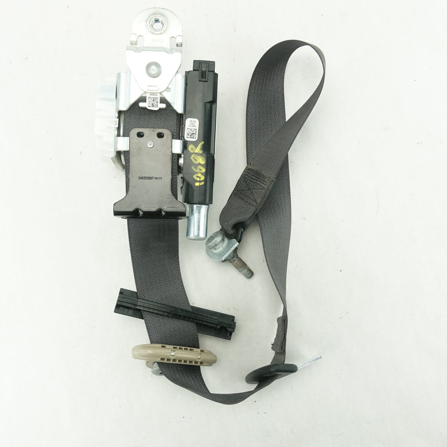 2015 2016 2017 2018 2019 20 Ram 3500 Regular Cab Passenger Right Seat Belt Black