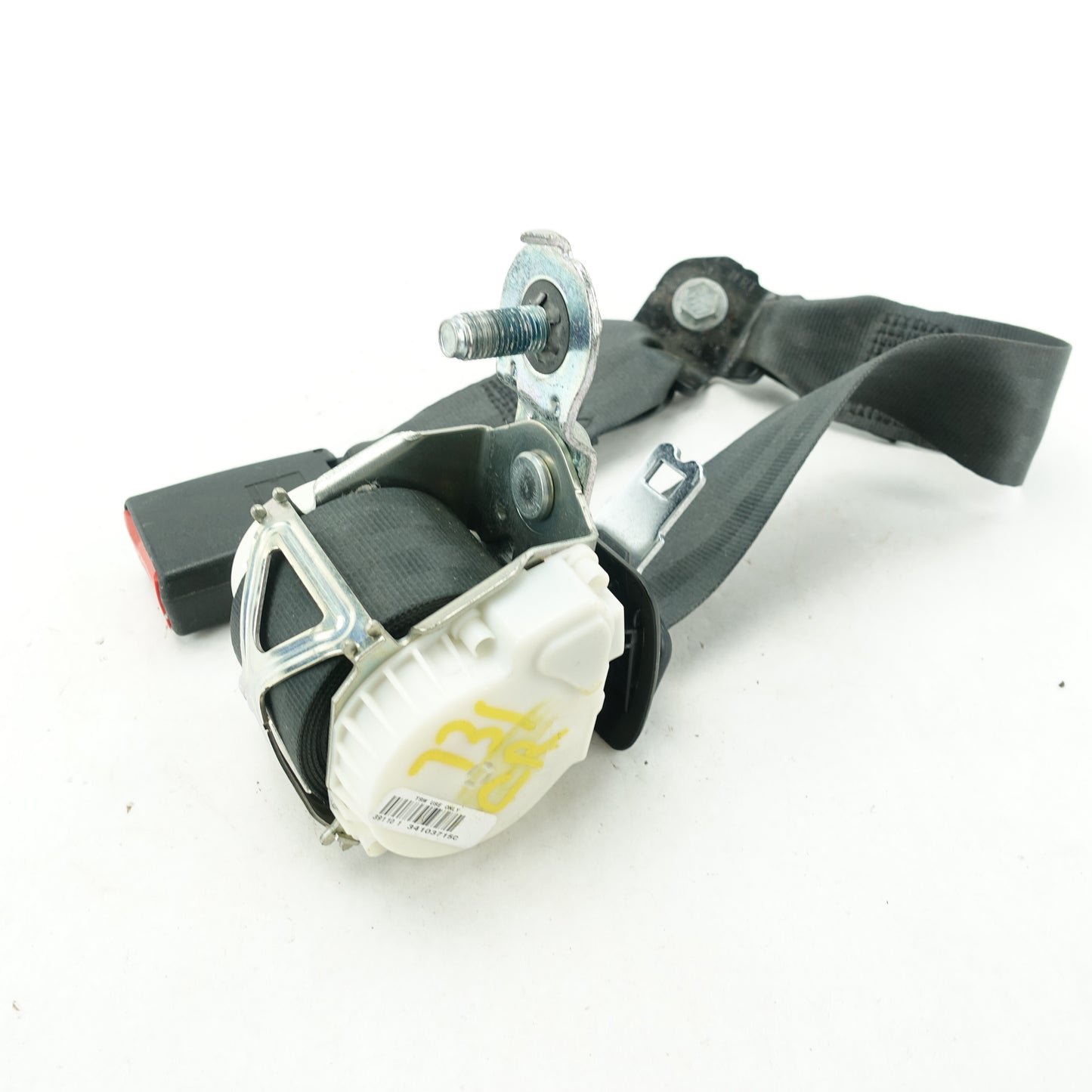 2011 2012 2013 2014 Hyundai Sonata Rear Center Seat Belt Black