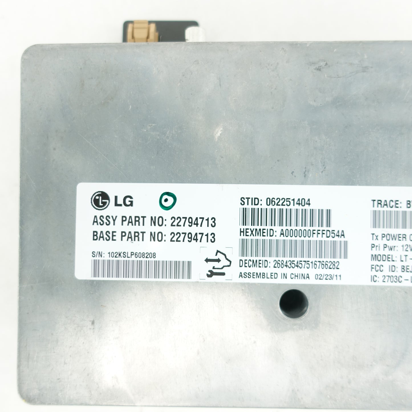 2011 GMC Acadia Bluetooth Communication OnStar Computer Module Control