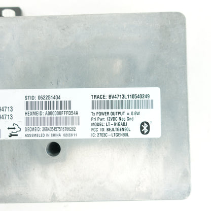 2011 GMC Acadia Bluetooth Communication OnStar Computer Module Control