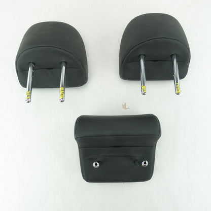 2009 2010 2011 2012 2013 14 Acura TSX  Rear Headrest Head Rest Black Leather Set