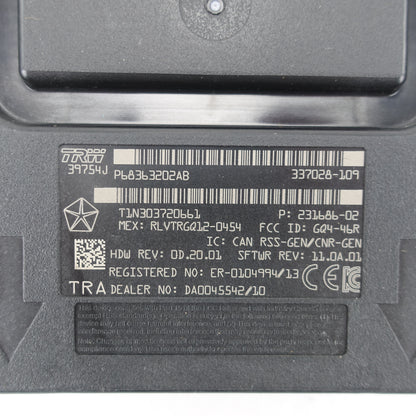 2017 2018 2019 2020 Ram 1500 2500 Keyless Go Entry Control Module Computer