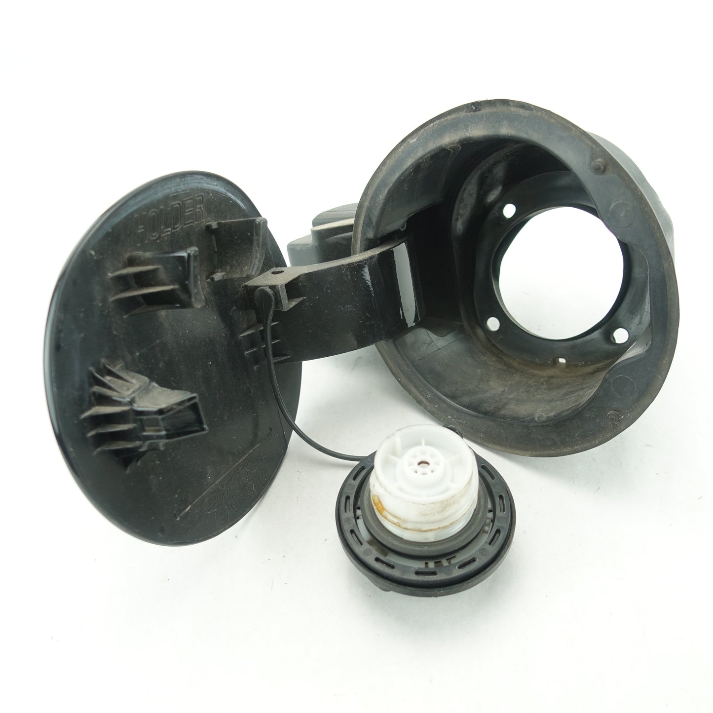 Damage 2016 2017 2018 Hyundai Tucson Fuel Gas Door Lid Cover Black