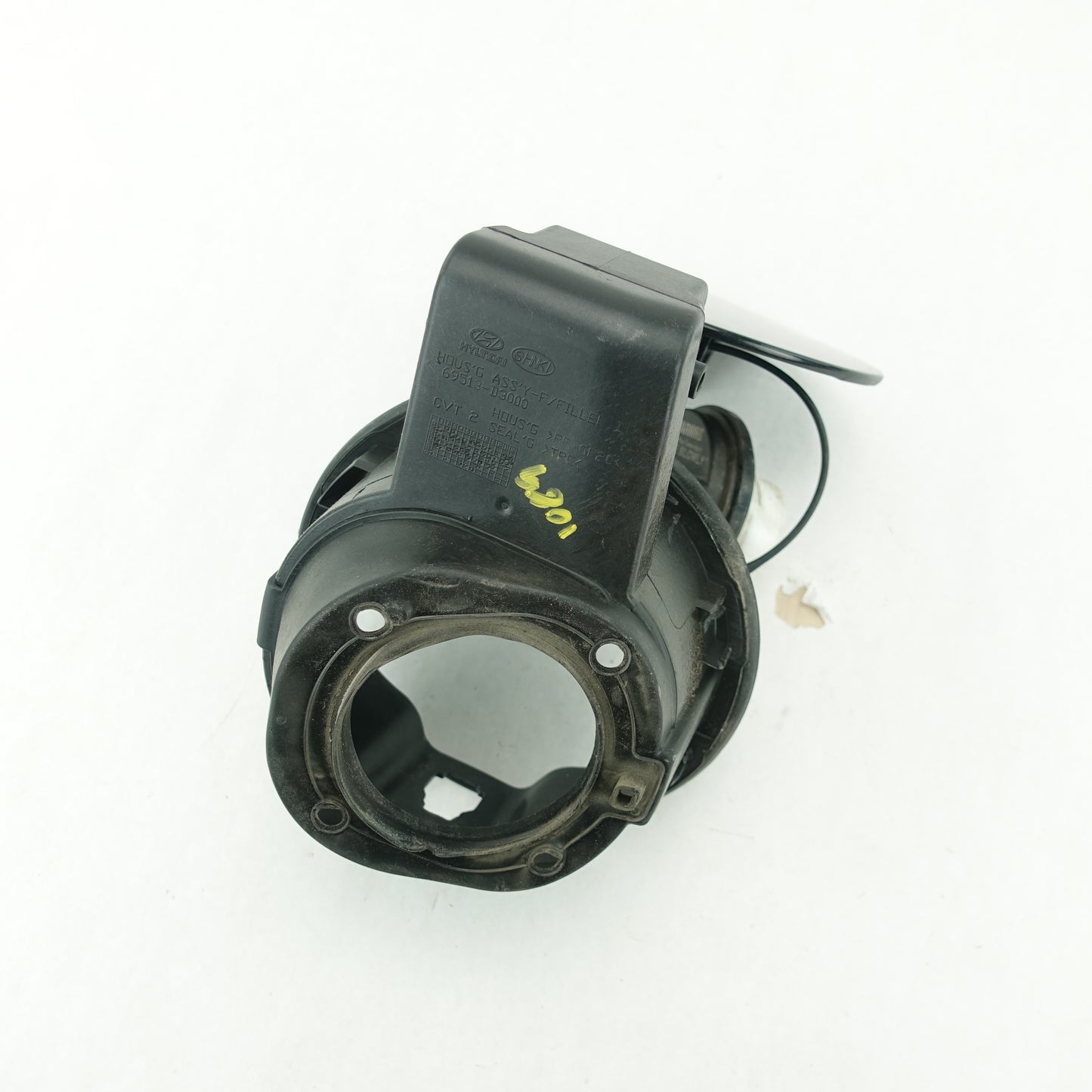 Damage 2016 2017 2018 Hyundai Tucson Fuel Gas Door Lid Cover Black