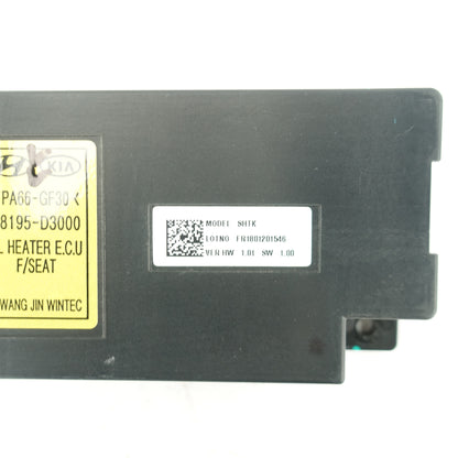 2016 2017 2018 Hyundai Tucson Passenger Right Heated Seat Control Module