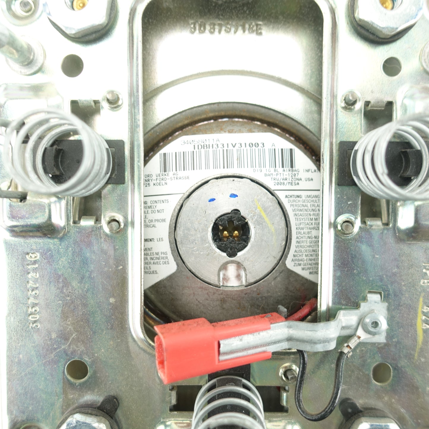 2008 2009 2010 2011 2012 2013 2014 2015 2016 Ford F250 F350 Driver Left Steering Wheel Airbag Air Bag Black