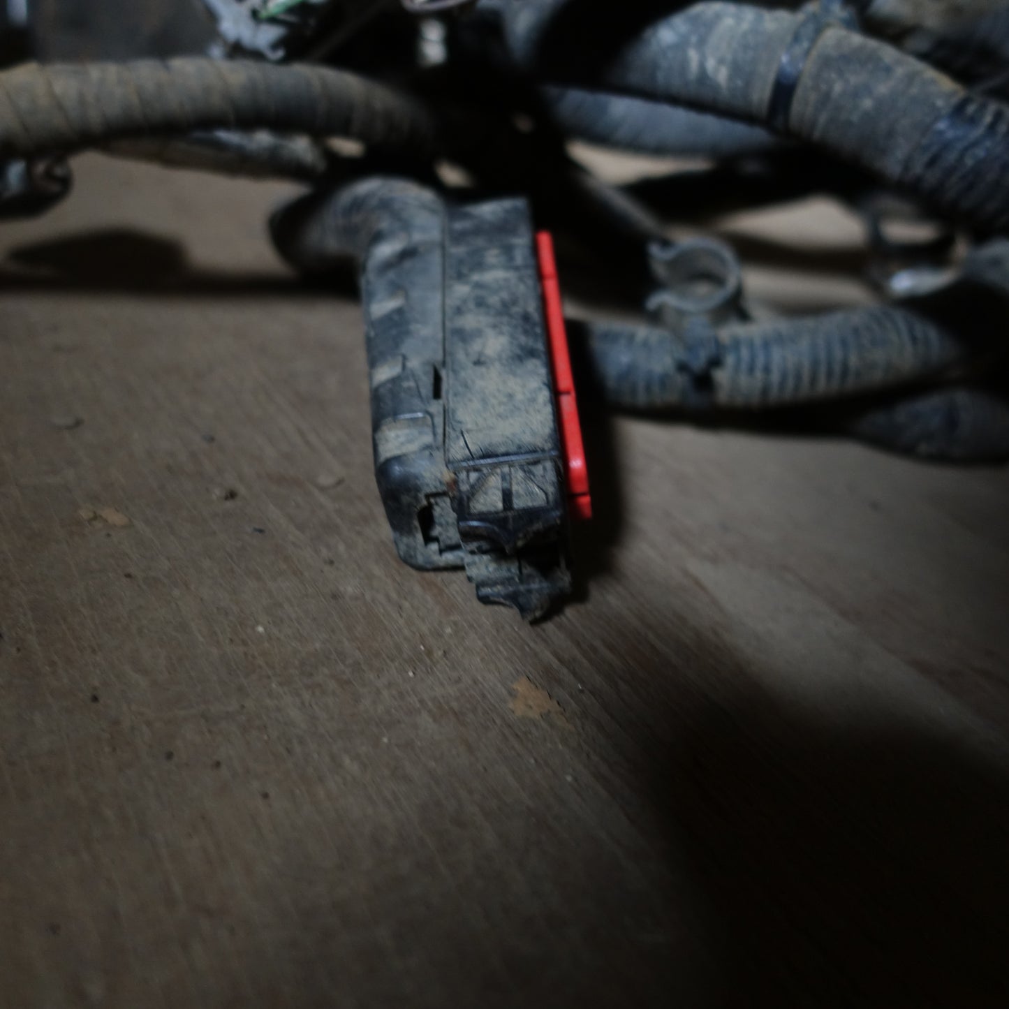 Damage 2011 Ford F250 F350 6.7L Electric Shift Transfer Case Transmission Wire Harness