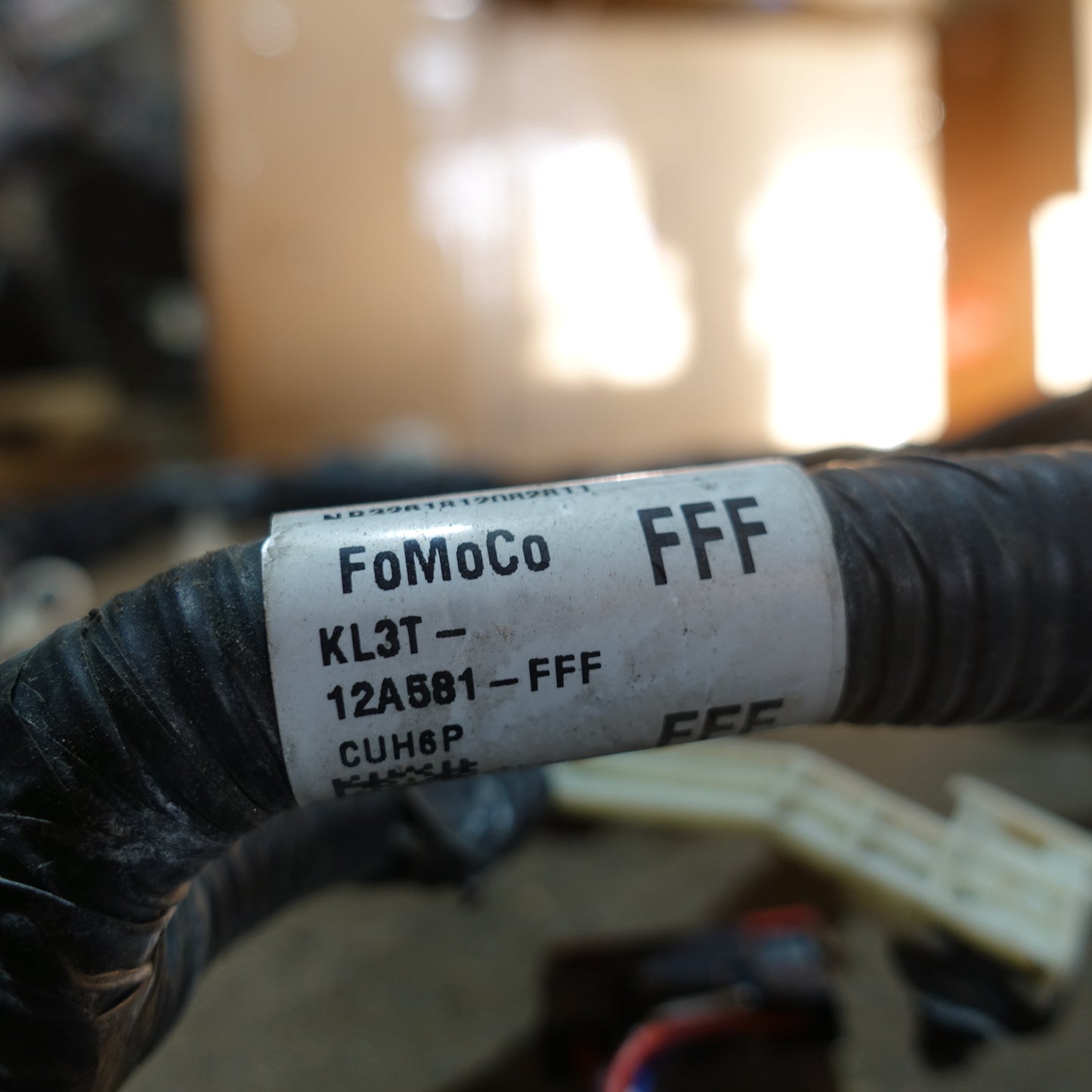 Damaged 2019 Ford F150 2.7L Engine Fuse Box Bay Wire Harness Loom