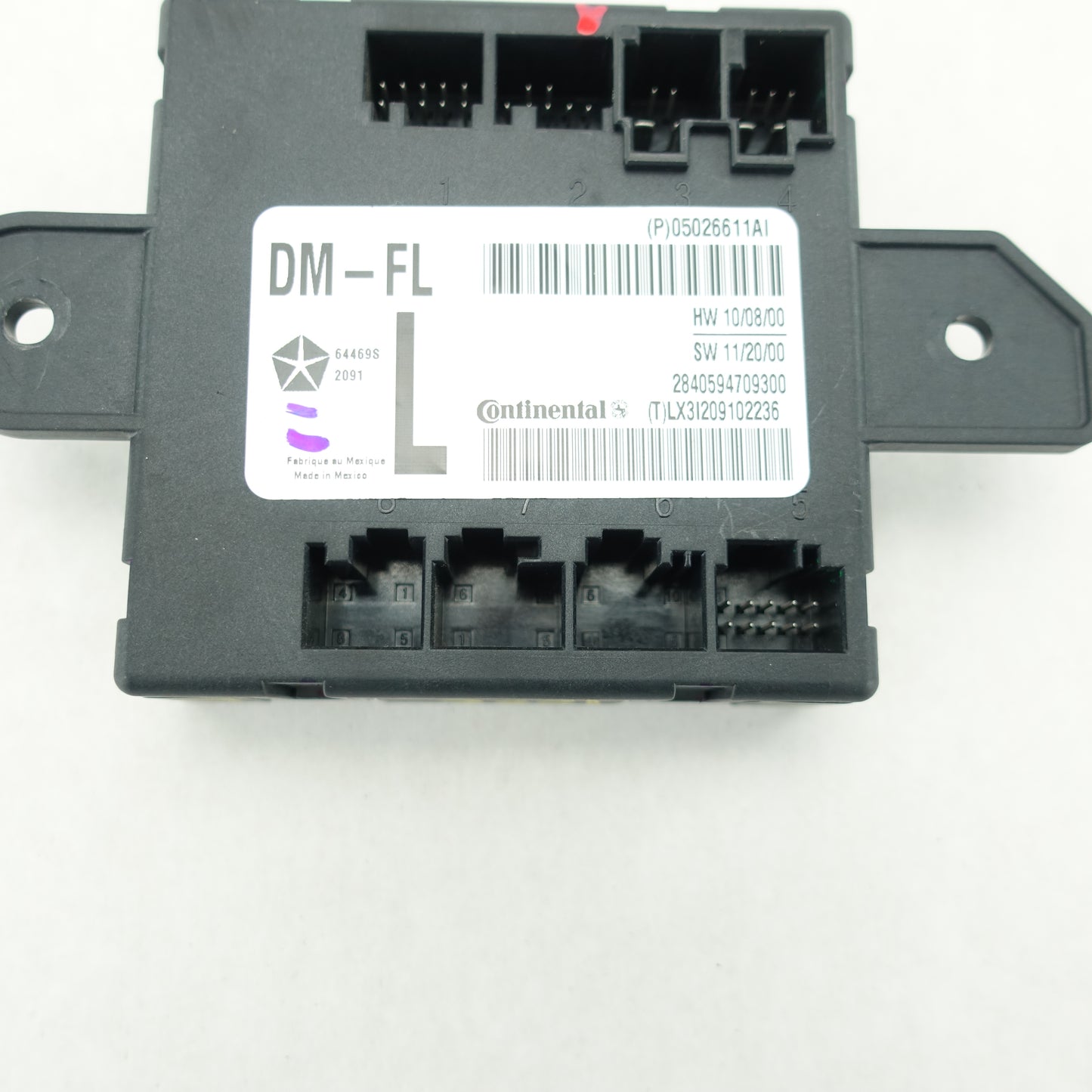 2011 2012 2013 2014 Dodge Journey Driver Left Door Module Control