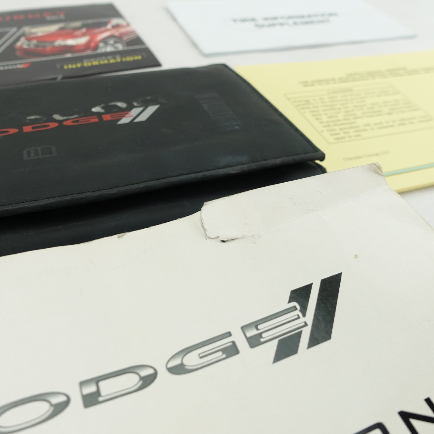 Damage 2012 Dodge Journey Owners Guide Manual Book