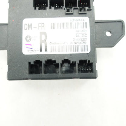 2011 2012 2013 2014 Dodge Journey Passenger Right Door Module Control
