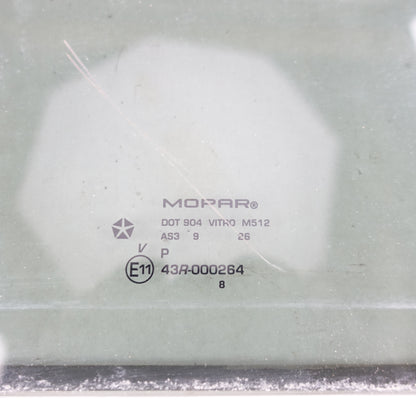 2019 2020 2021 2022 2023 2024 Ram 2500 3500 Manual Sliding Glass Window Rear