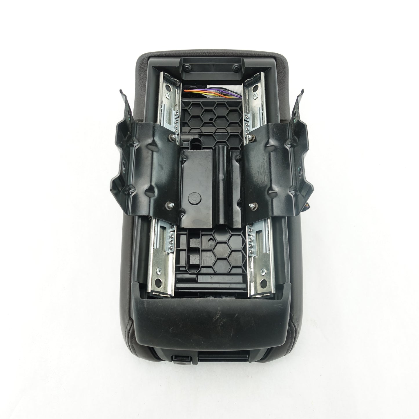 2008 2009 2010 Buick Enclave Center Console Lid Arm Rest Armrest Brown Leather