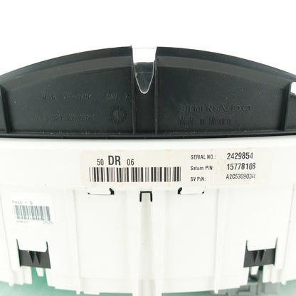 Damage 2006 Pontiac Torrent Speedometer Instrument Cluster Gauges 163K Mi