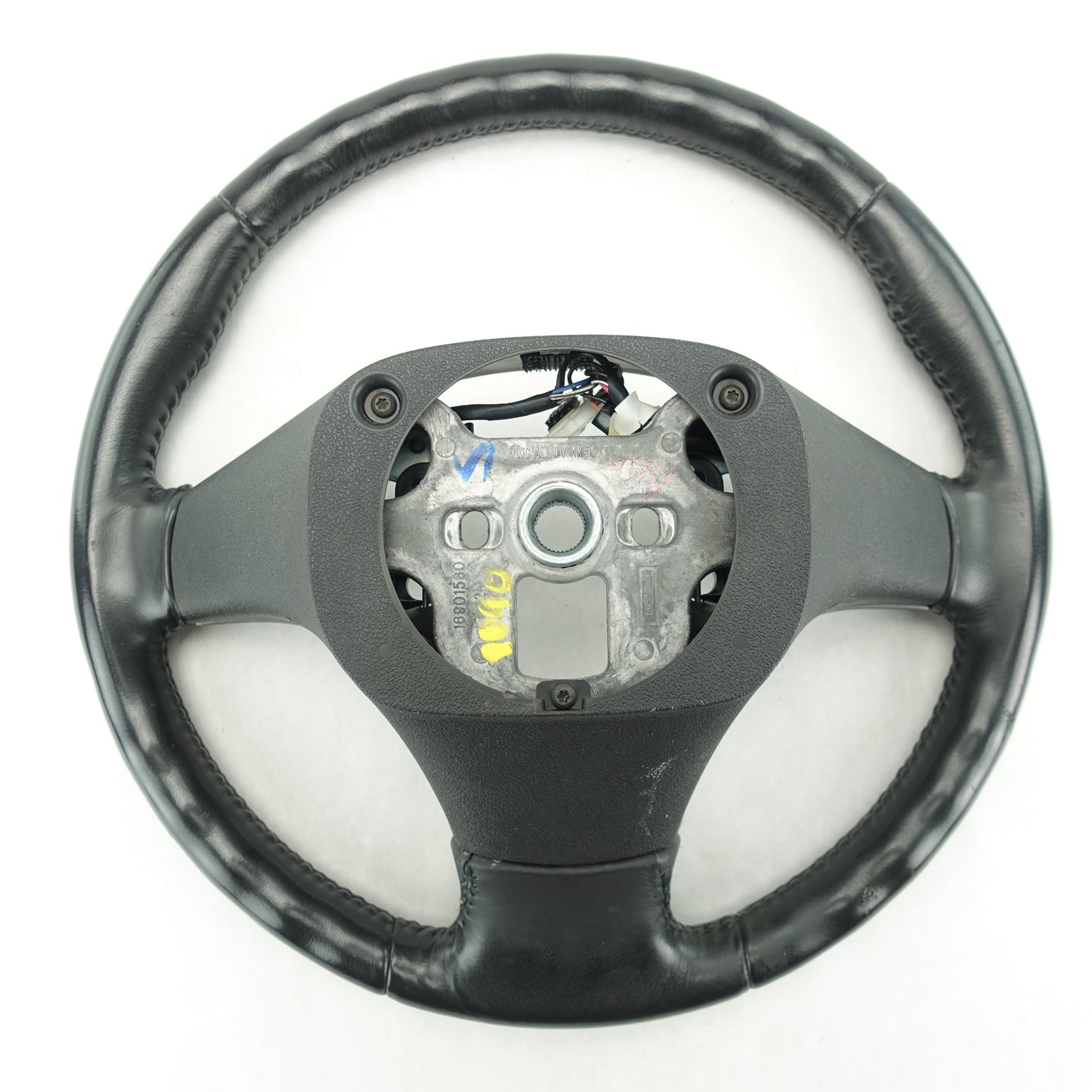 2006 2007 2008 Pontiac Torrent Steering Wheel Black Leather