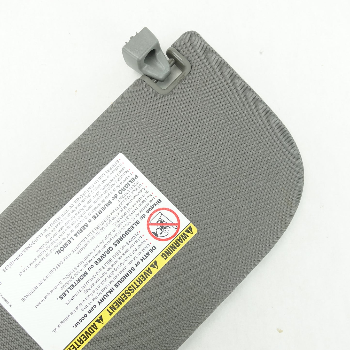2017 2018 2019 2020 2021 Ford F250 F350 Passenger Right Sunvisor Sun Visor Gray