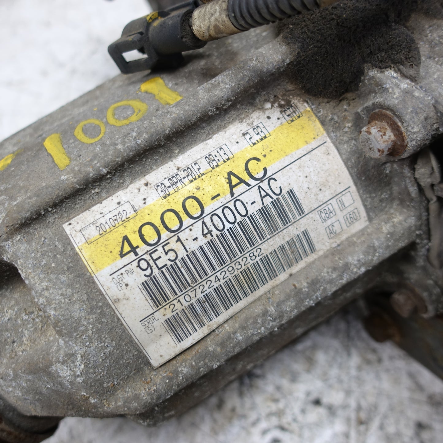 2010 2011 2012 Ford Edge Rear Carrier Differential 112K Miles