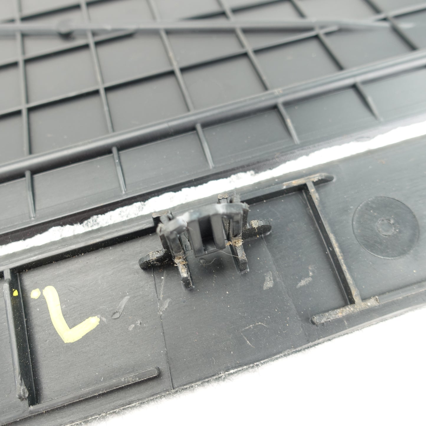 2008 2009 2010 Town & Country Caravan Left 3rd Row Black Floor Carpet Flap Cover
