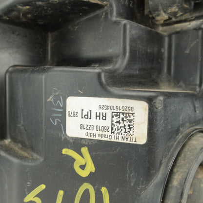 2016 2017 2018 2019 Titan XD Passenger Right Headlight Head Light Lamp LED