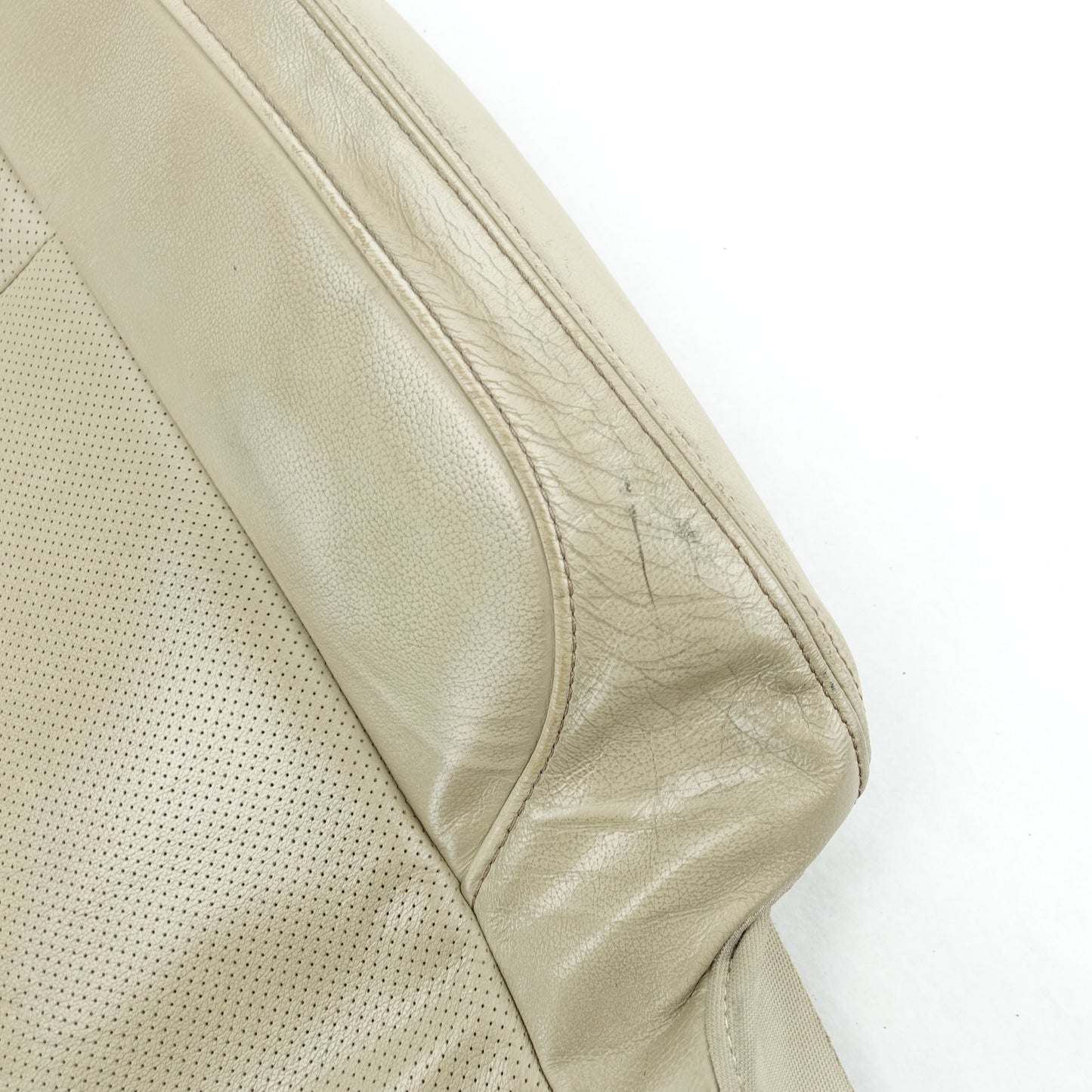 2016 2017 2018 2019 Nissan TITAN XD Driver Left Backrest Skin Cover Tan Leather