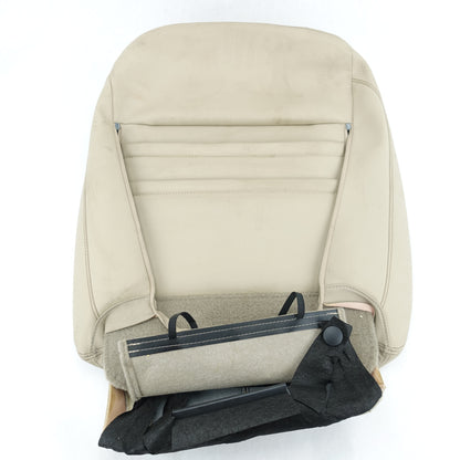 2016 2017 2018 2019 Nissan TITAN XD Driver Left Backrest Skin Cover Tan Leather