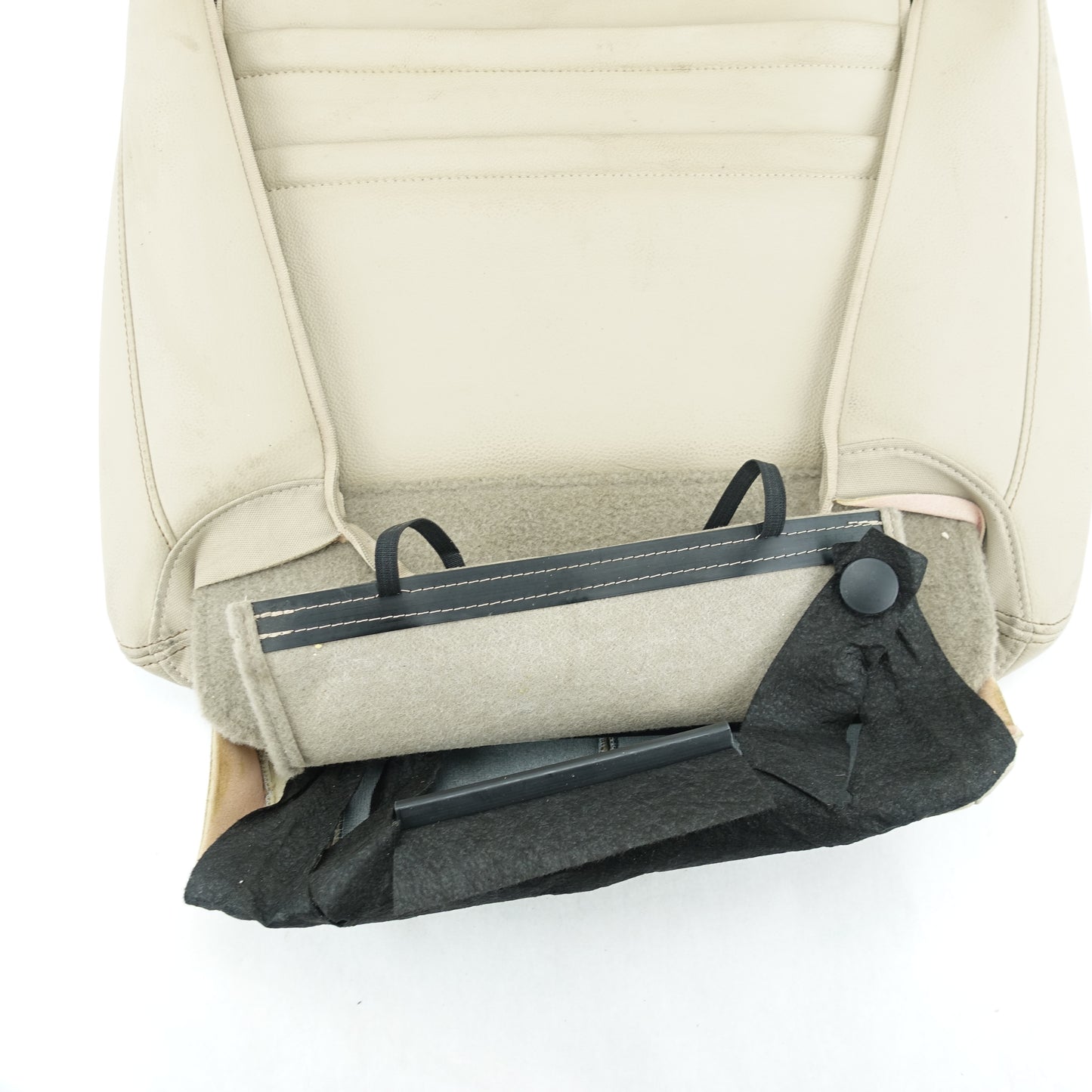 2016 2017 2018 2019 Nissan TITAN XD Driver Left Backrest Skin Cover Tan Leather