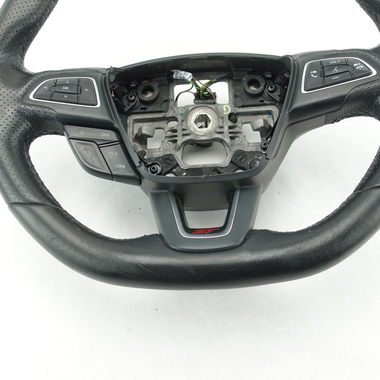 2015 2016 2017 Ford Focus ST Black Leather Steering Wheel