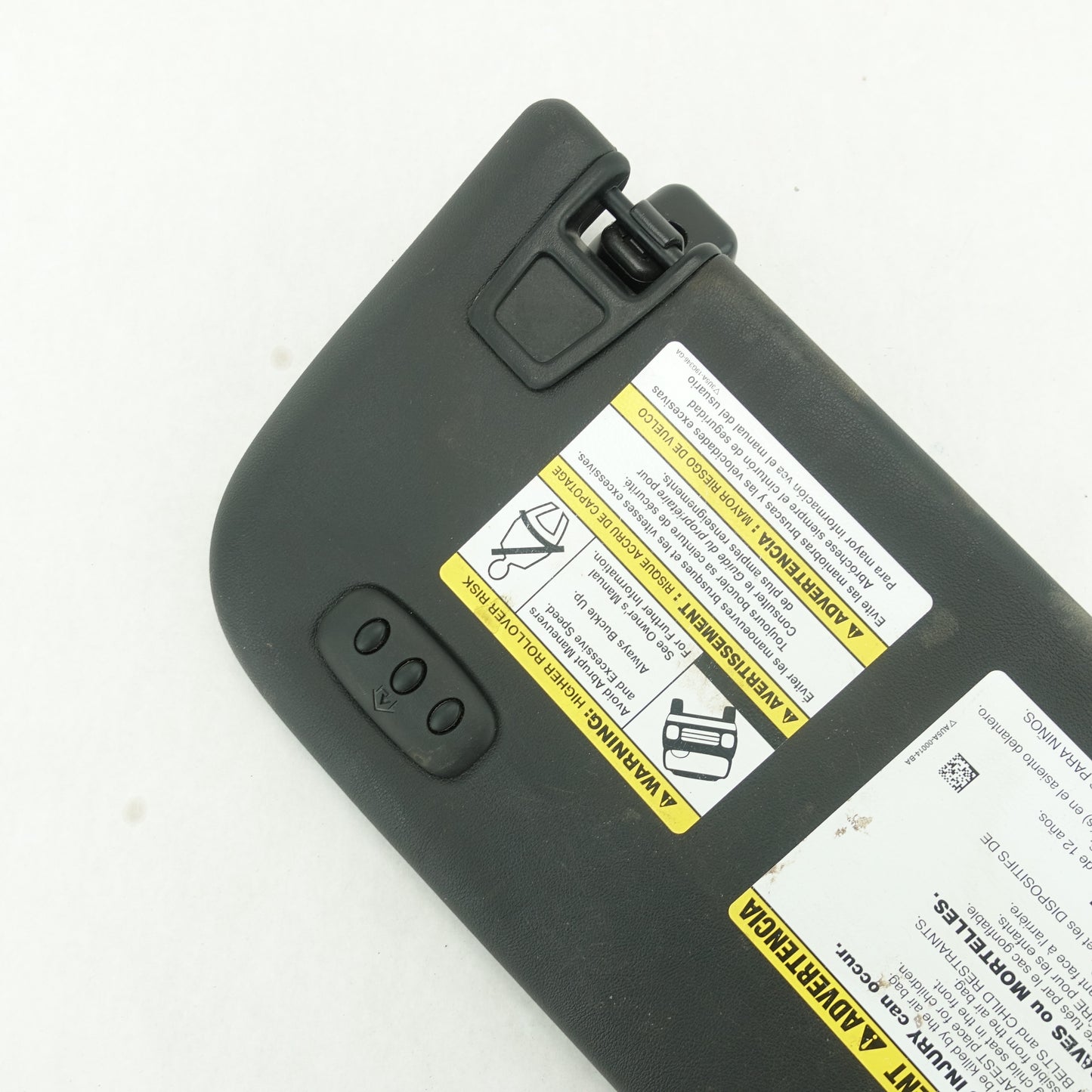 Damage 12 2013 2014 2015 16 Ford F250 F350 Driver Left Sunvisor Sun Visor Black