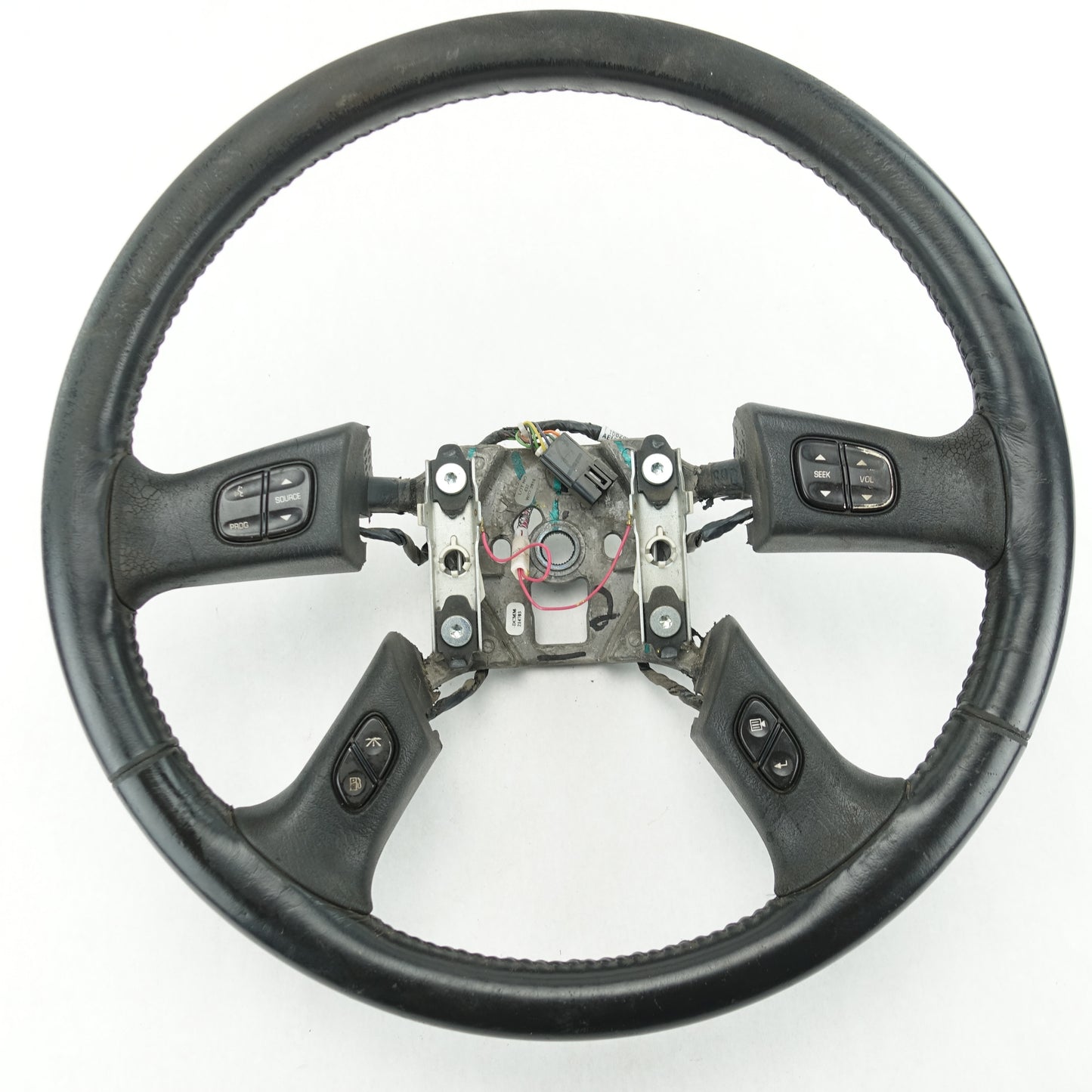 2003 2004 2005 2006 Silverado Sierra Steering Wheel Black Leather