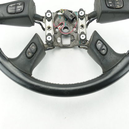 2003 2004 2005 2006 Silverado Sierra Steering Wheel Black Leather
