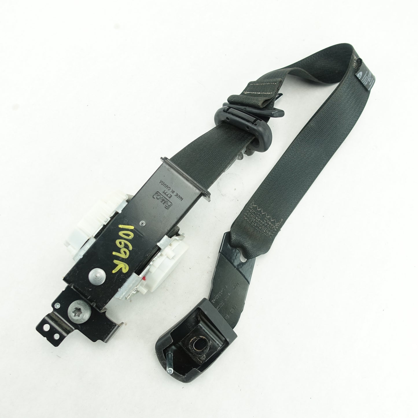 2011 2012 2013 2014 2015 16 Ford F250 F350 Passenger Right Rear Seat Belt Black