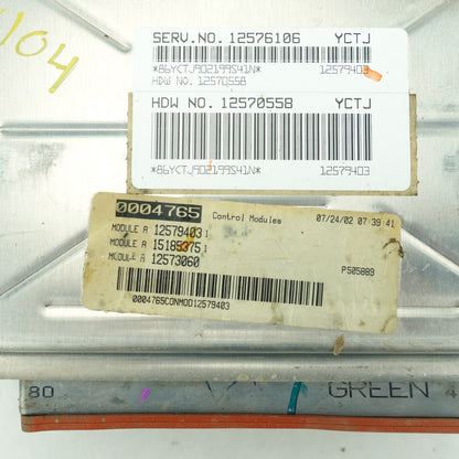 2003 GMC Chevy C4500 C5500 Topkick Kodiak Gas 8.1 ECM ECU Engine Computer Module