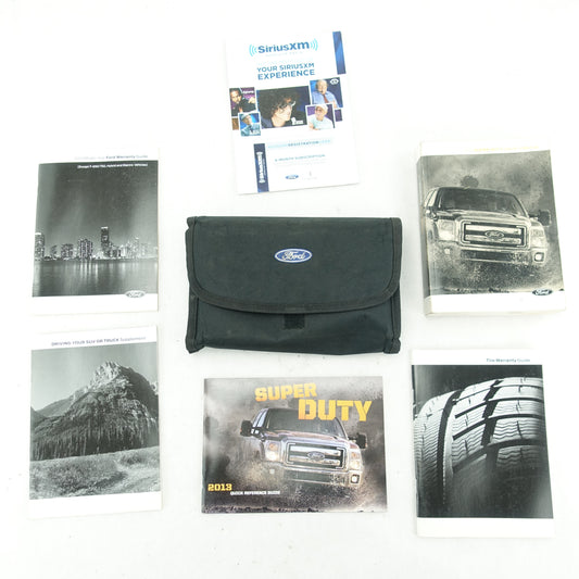 2013 Ford F250 F350 Super Duty Owners Guide Manual Information Book