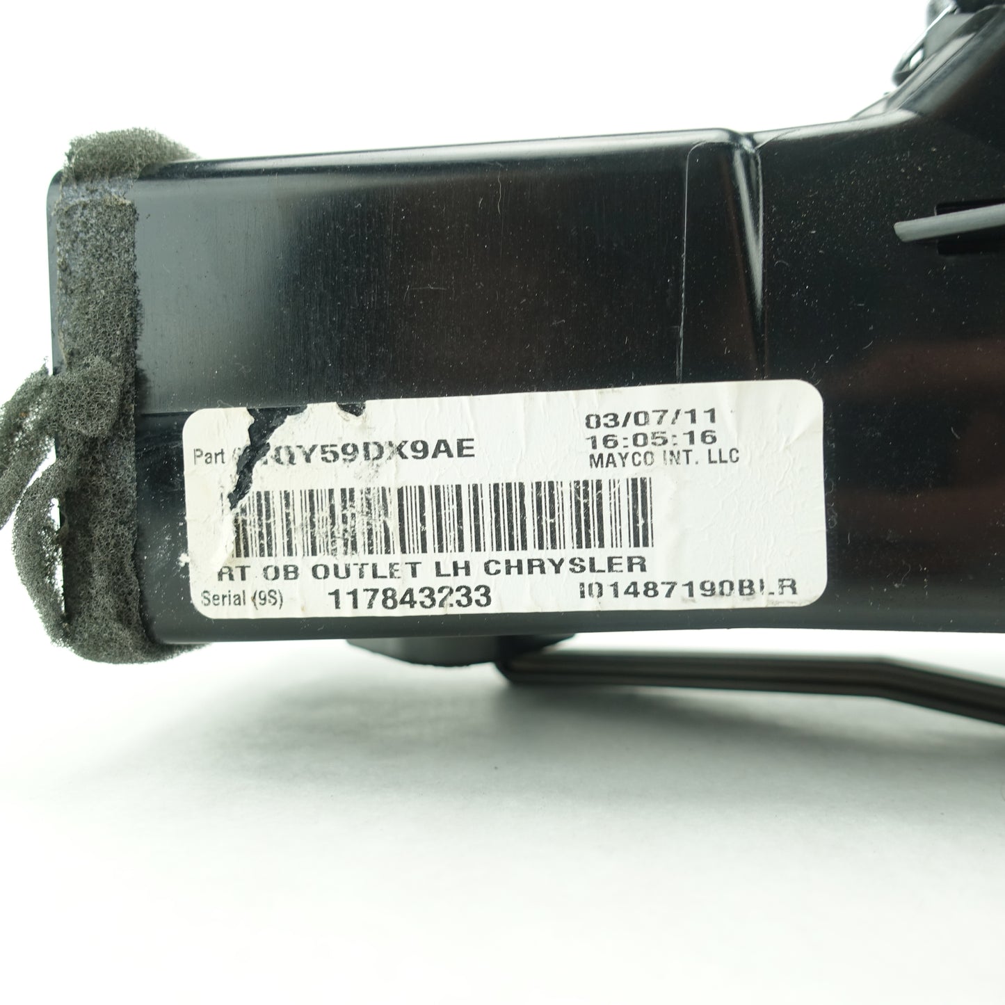 2011 2012 2013 2014 2015 2016 Caravan Town & Country Driver Left Dash Air Vent