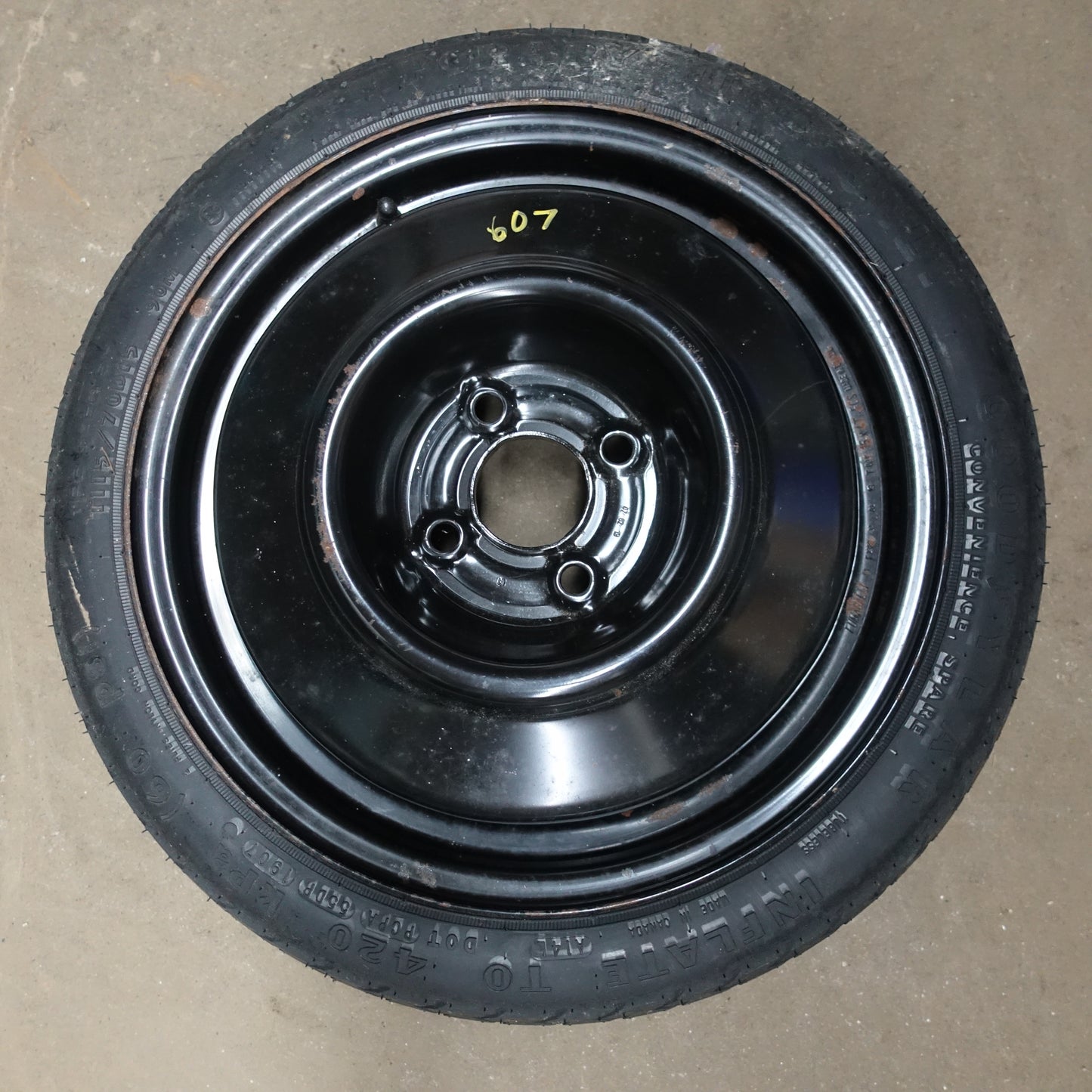 2005 2006 2007 Chevy Cobalt 4 Lug 15 Inch Spare Emergency Tire Wheel Rim Ring