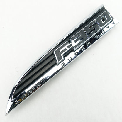 2011 2012 2013 2014 2015 16 Ford F350 Lariat Driver Left Fender Vent Emblem Logo