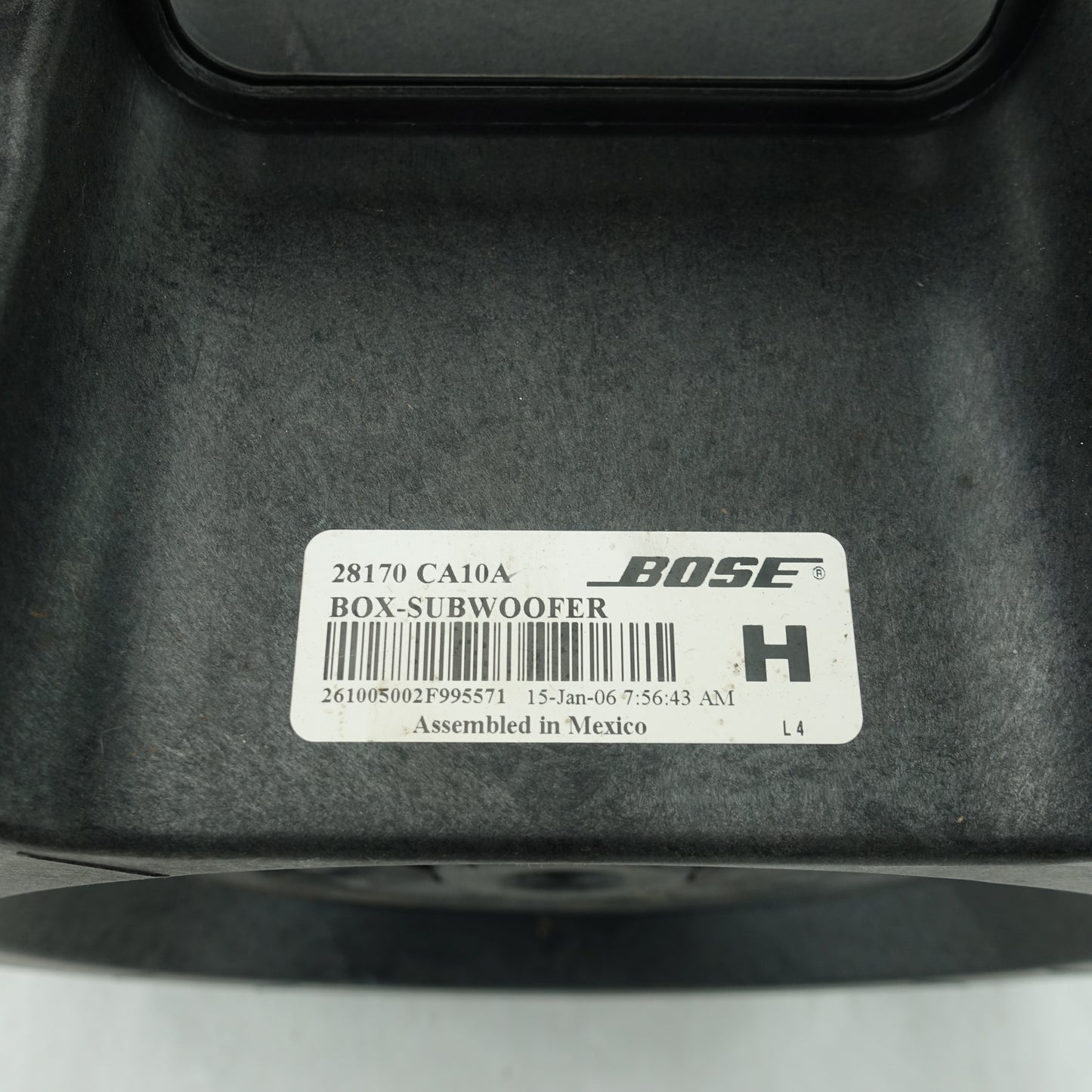 2004 2005 2006 2007 Nissan Murano Bose Subwoofer Speaker