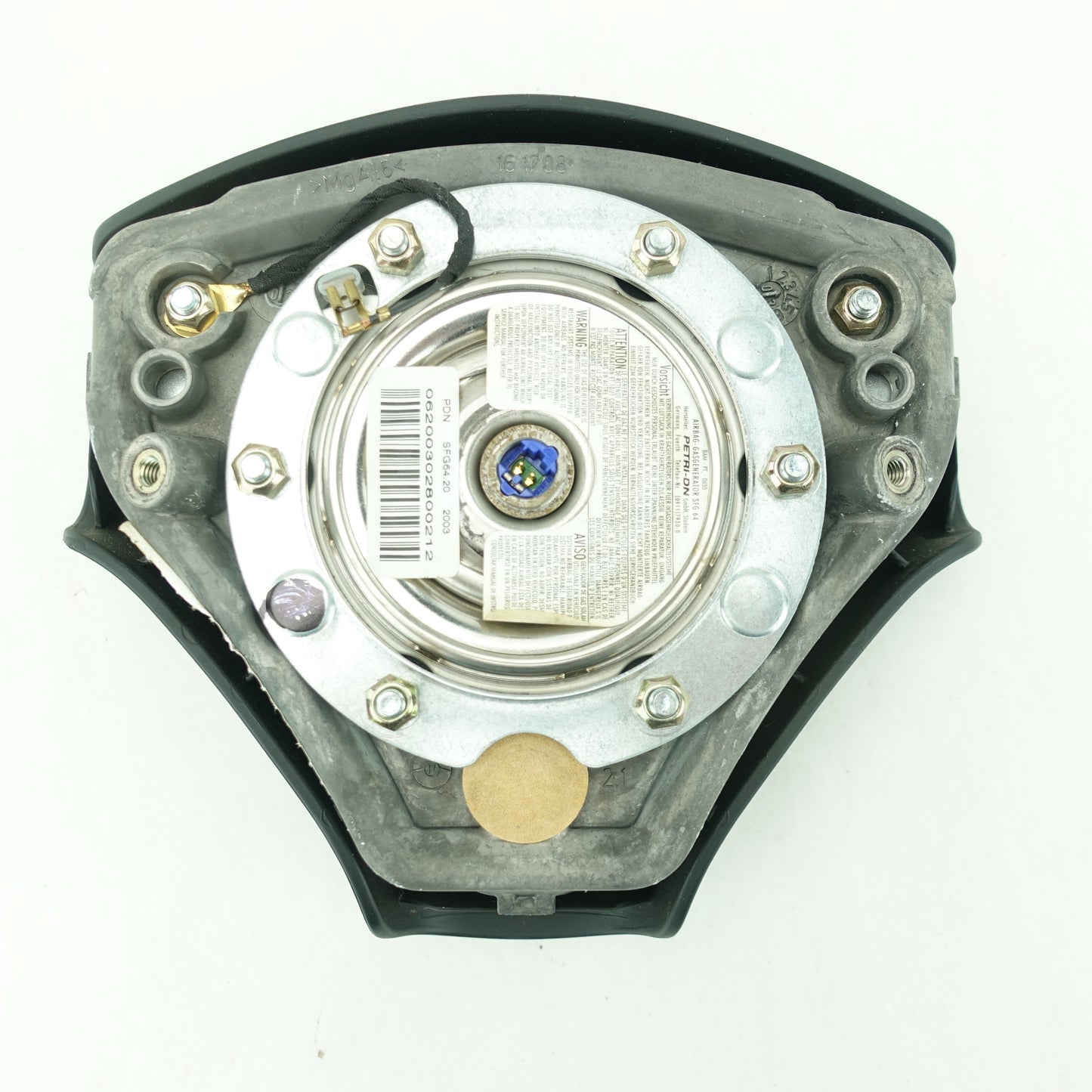 2003 Audi TT Steering Wheel Air Bag Airbag Black